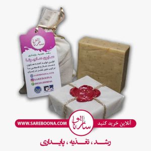 صابون صورت شیر شتر، لیمو، پرتقال و دارچین